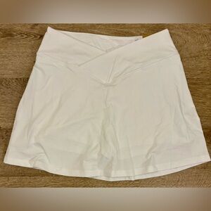 Victoria’s Secret PINK High-Waist Crossover Skort NWT XL White